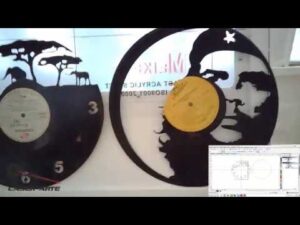 Increíbles diseños de discos musicales cortados con láser: la nueva tendencia en la industria musical